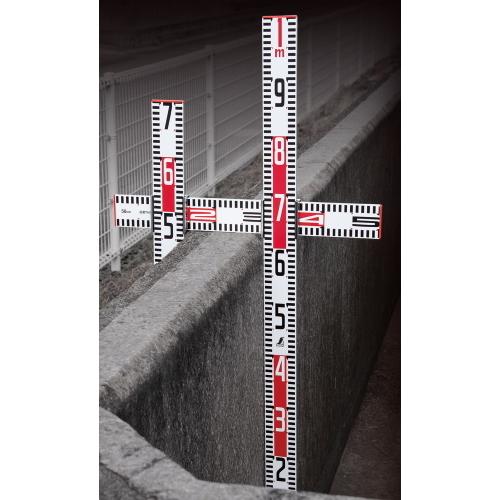 シンワ測定 76929 標尺 アルミ製 30cm〜1m 巾60mm 4点