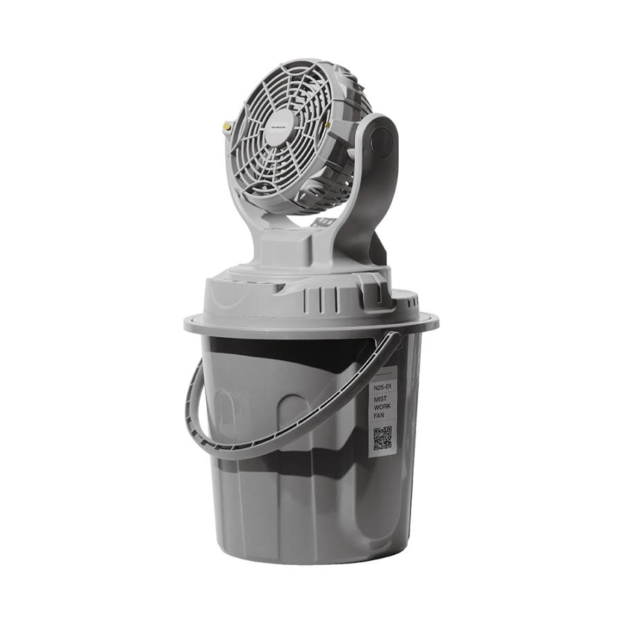 【美品】コードレス ミストワークファン N25-01 SHOWA ミストワークファン コードレス N25-01 自動首振り機能