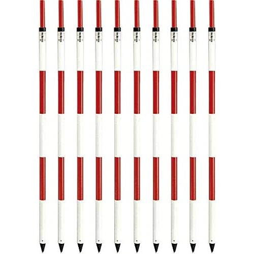10本セット） 大平産業 フリーポール 2m2段伸縮式 FP-2M アルミ製伸縮 