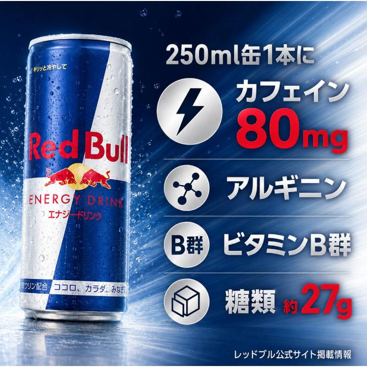 レッドブル（RedBull） エナジードリンク 250ml 4本 8本 12本 24本