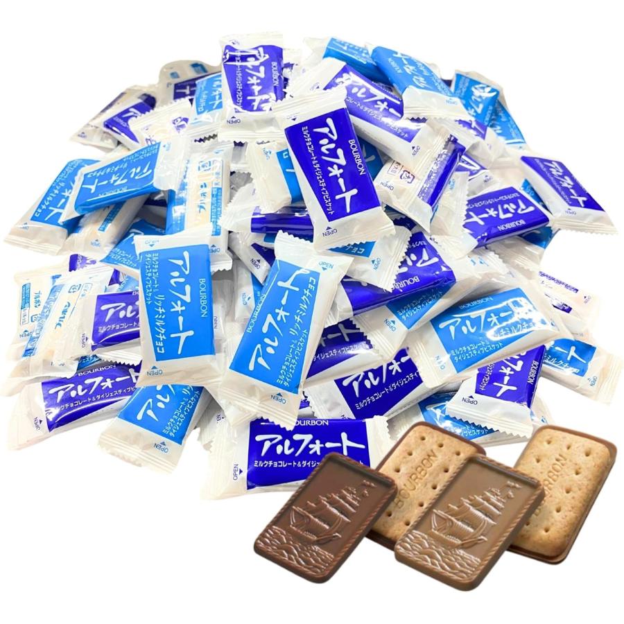 アルフォート ブルボン ミルクチョコ リッチミルクチョコ 各19個 合計
