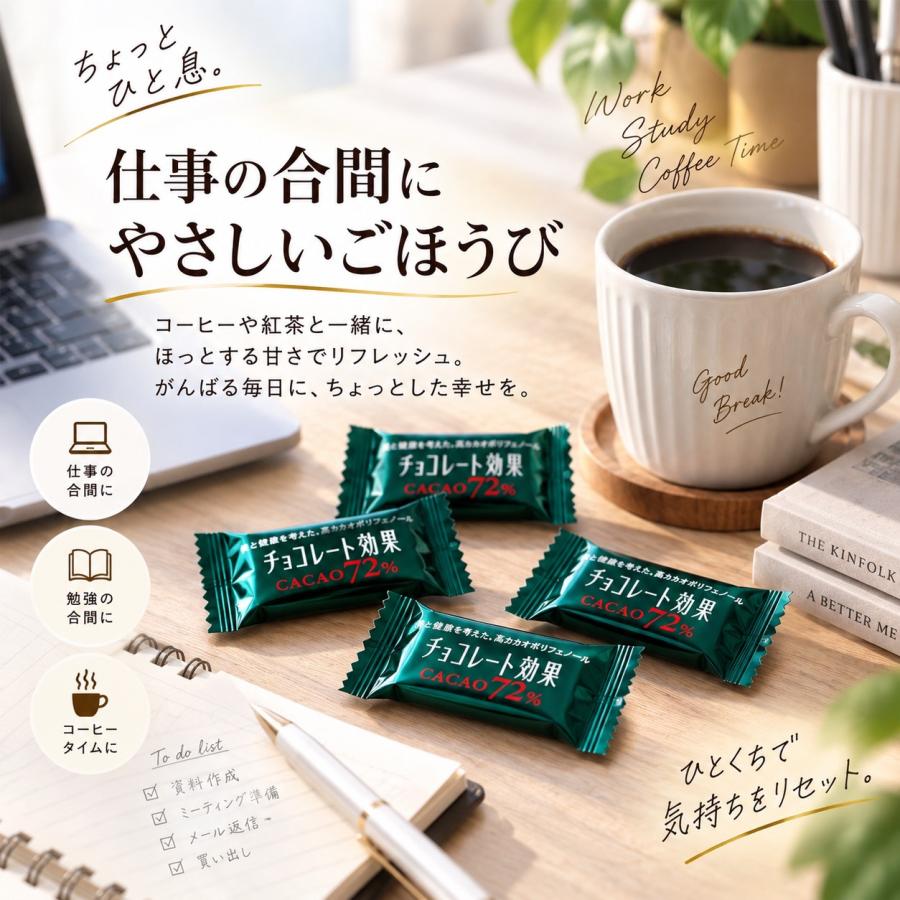 チョコレート効果 明治 カカオ72％ 33枚 高カカオ チョコレート 個包装