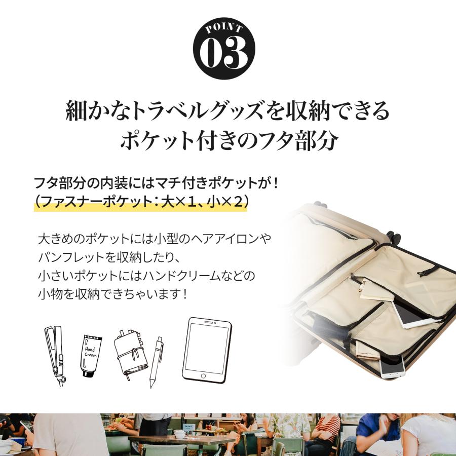 Ace（エース） エース公式 スーツケース キャリーケース Mサイズ 62