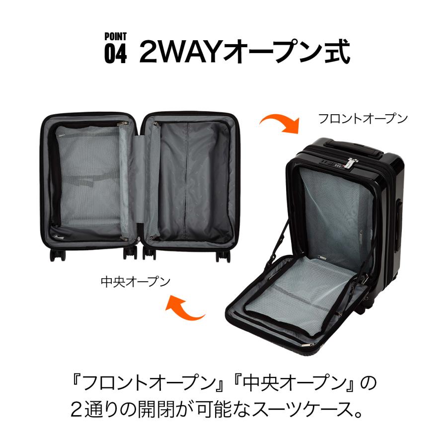 ace. エース公式 スーツケース キャリーケース 機内持ち込み Sサイズ