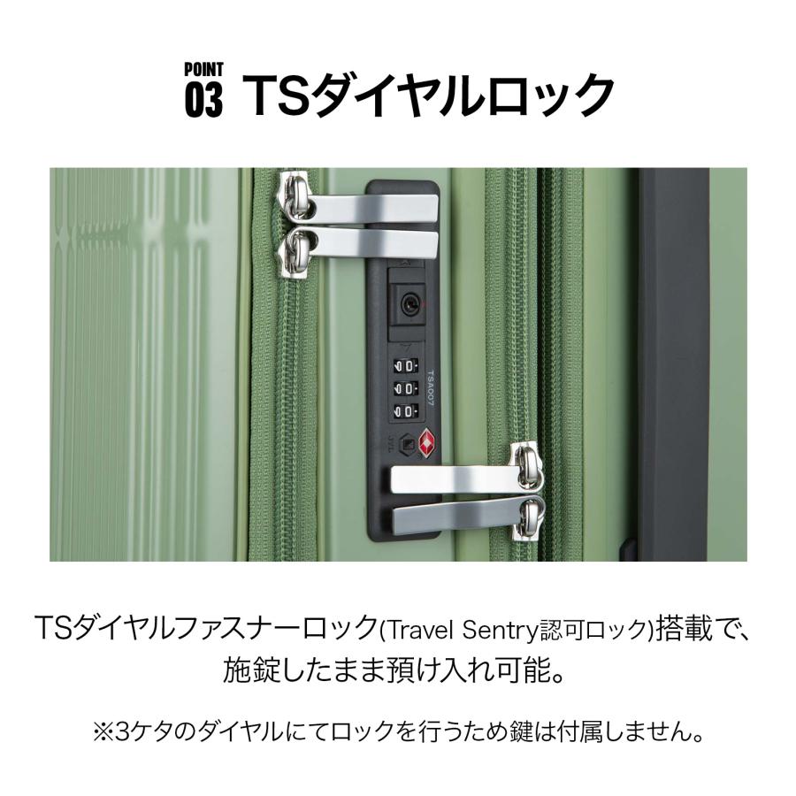 ace. スーツケース ディフェレンス エース フロントオープン