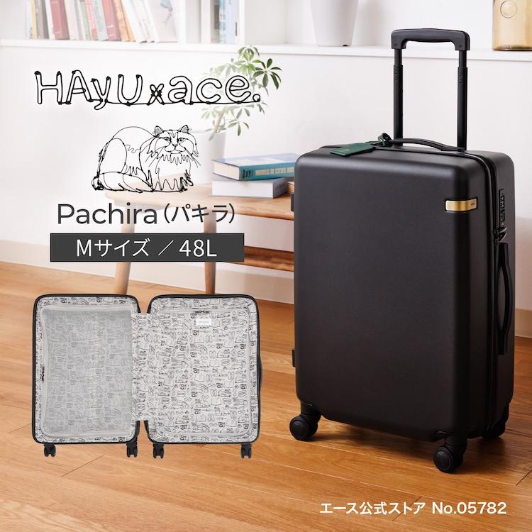 ace. エース公式 HAyU TOKYO パキラ スーツケース ファスナー TSロック