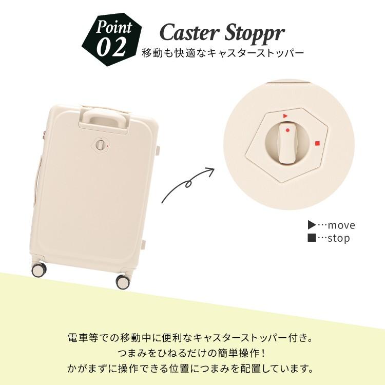 HaNT スーツケース Mサイズ ハント ポルメロー キャスターストッパー