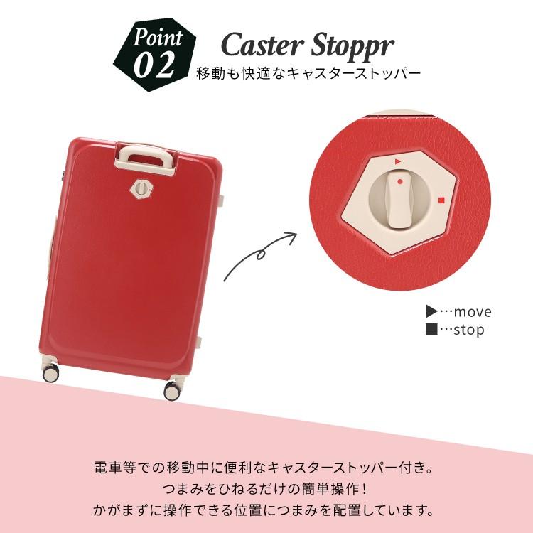 HaNT スーツケース Lサイズ ハント ポルメロー キャスターストッパー