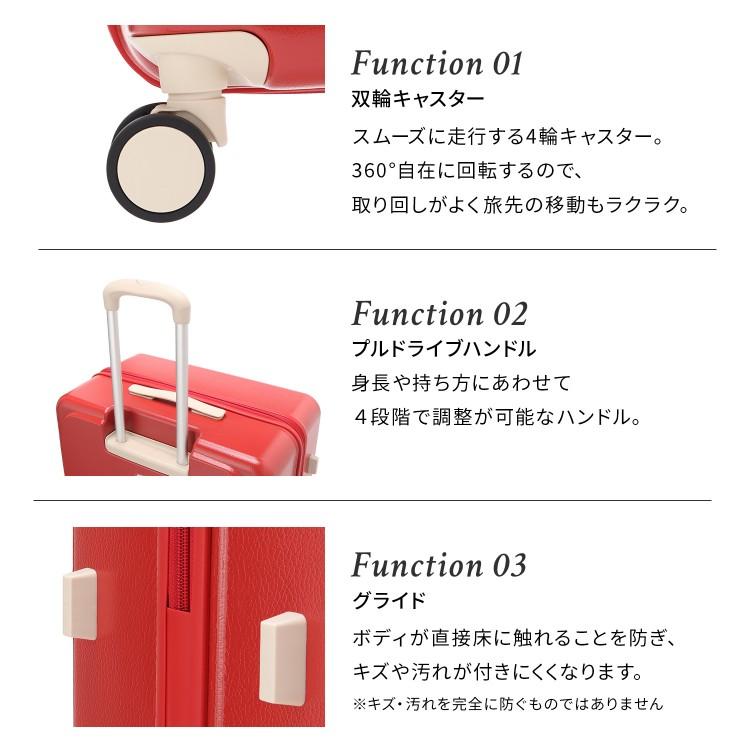 HaNT スーツケース Lサイズ ハント ポルメロー キャスターストッパー