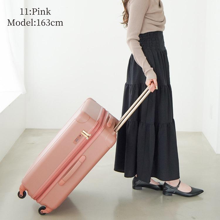 Jewelna Rose キャリーケース Jewelna Rose 公式 ジュエルナローズ スーツケース Mサイズ 65