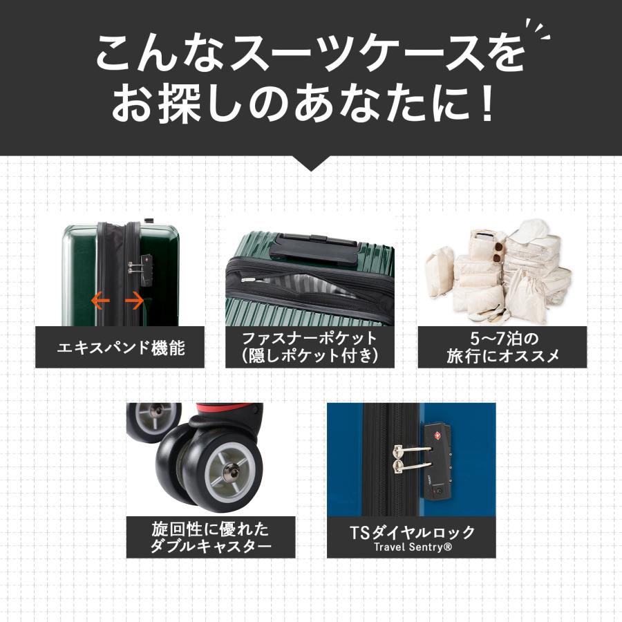 Ace（エース） エース公式 スーツケース キャリーケース エキスパンド