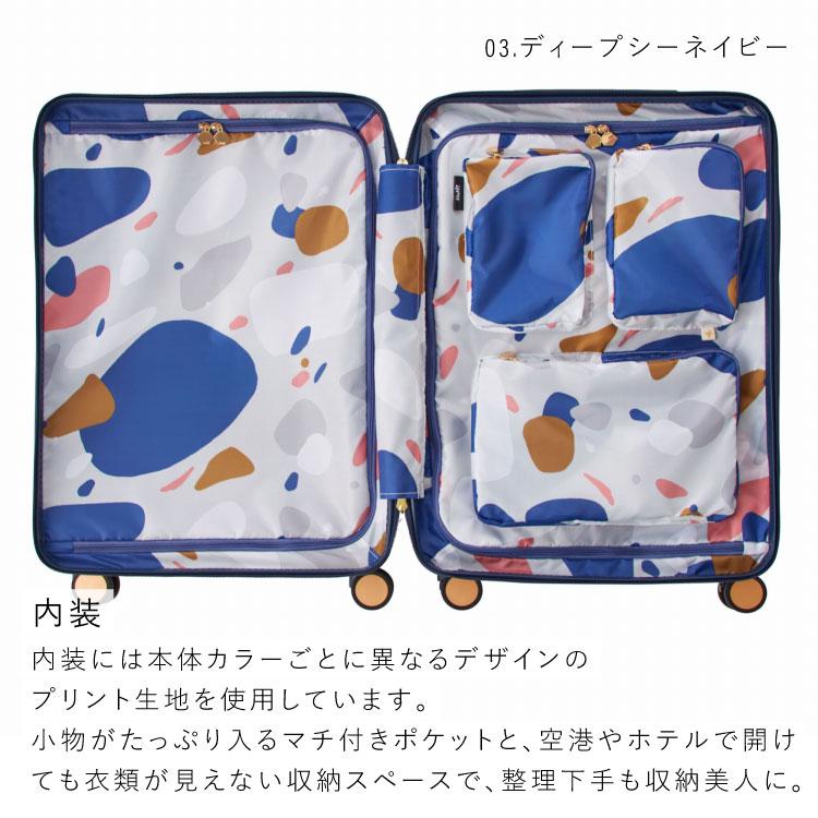 HaNT 公式 スーツケース レディース フロントポケット キャビンサイズ