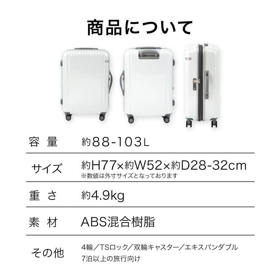 ace. ≪ace. /エース≫ パリセイドZd スーツケース 88/103 ace. ≪ace. /エース≫ パリセイドZd スーツケース 88/103