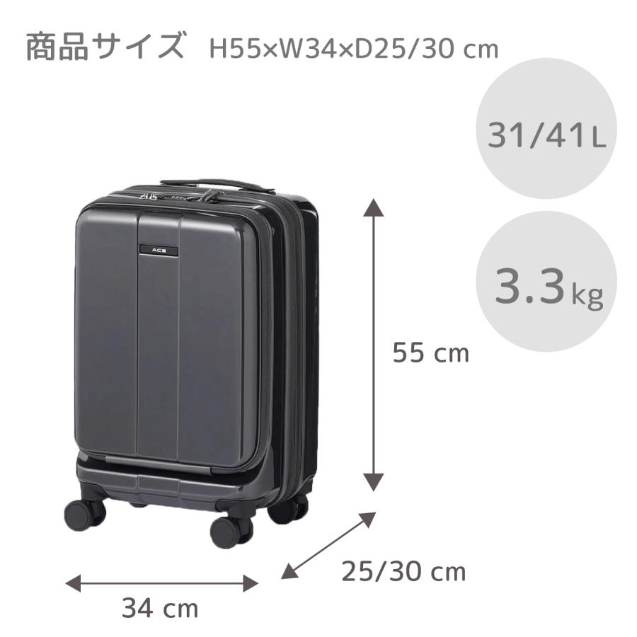 Ace 公式 スーツケース ACE フォールズ Sサイズ 機内持ち込み Ace 公式 スーツケース ACE フォールズ Sサイズ 機内持ち込み