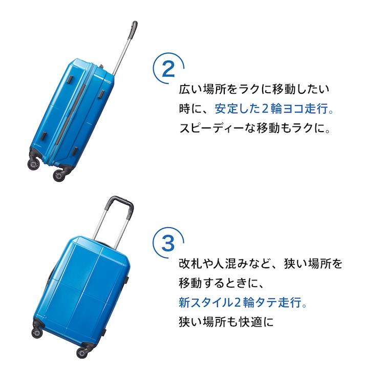 ProtecA エース公式 スーツケース 2~3泊 機内持ち込み sサイズ