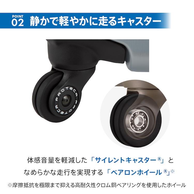 新品未使用タグ付きプロテカ31l★2輪TSAロック付きキャリーケース ProtecA エース公式 スーツケース 2~3泊 機内持ち込み sサイズ