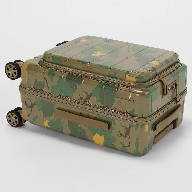 ＼エース公式／スーツケース キャリーケース ace./エース テオフィールドOD  Sサイズ 32L  機内持込 迷彩 双輪キャスター 保冷バッグ 09061の画像