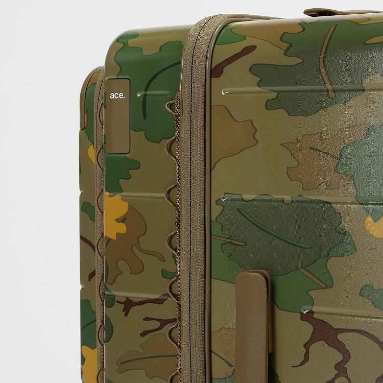 ＼エース公式／スーツケース キャリーケース ace./エース テオフィールドOD  Sサイズ 32L  機内持込 迷彩 双輪キャスター 保冷バッグ 09061の画像