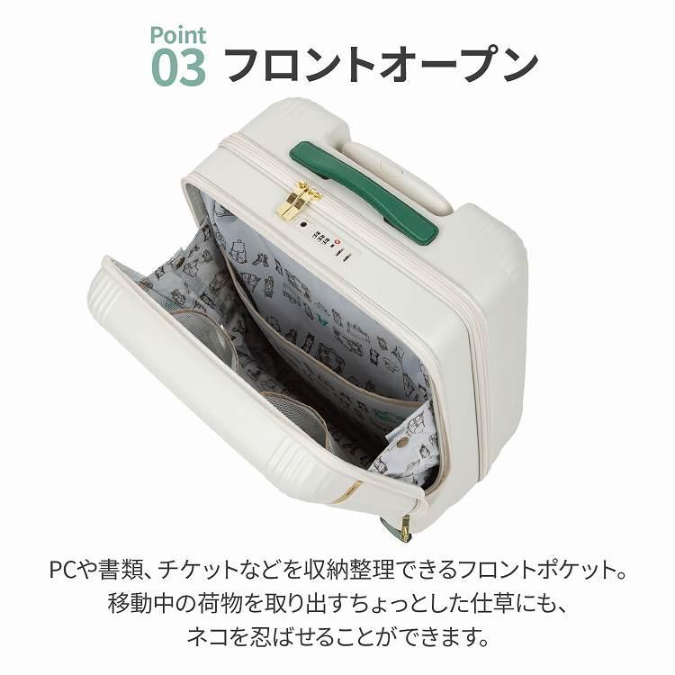 ＼エース公式／HAyU ace. TOKYO スーツケースハユ エース トーキョー 40リットル 2-3泊 3.3kg Sedum セダム 機内持込 キャスターストッパー 双輪 09081の画像