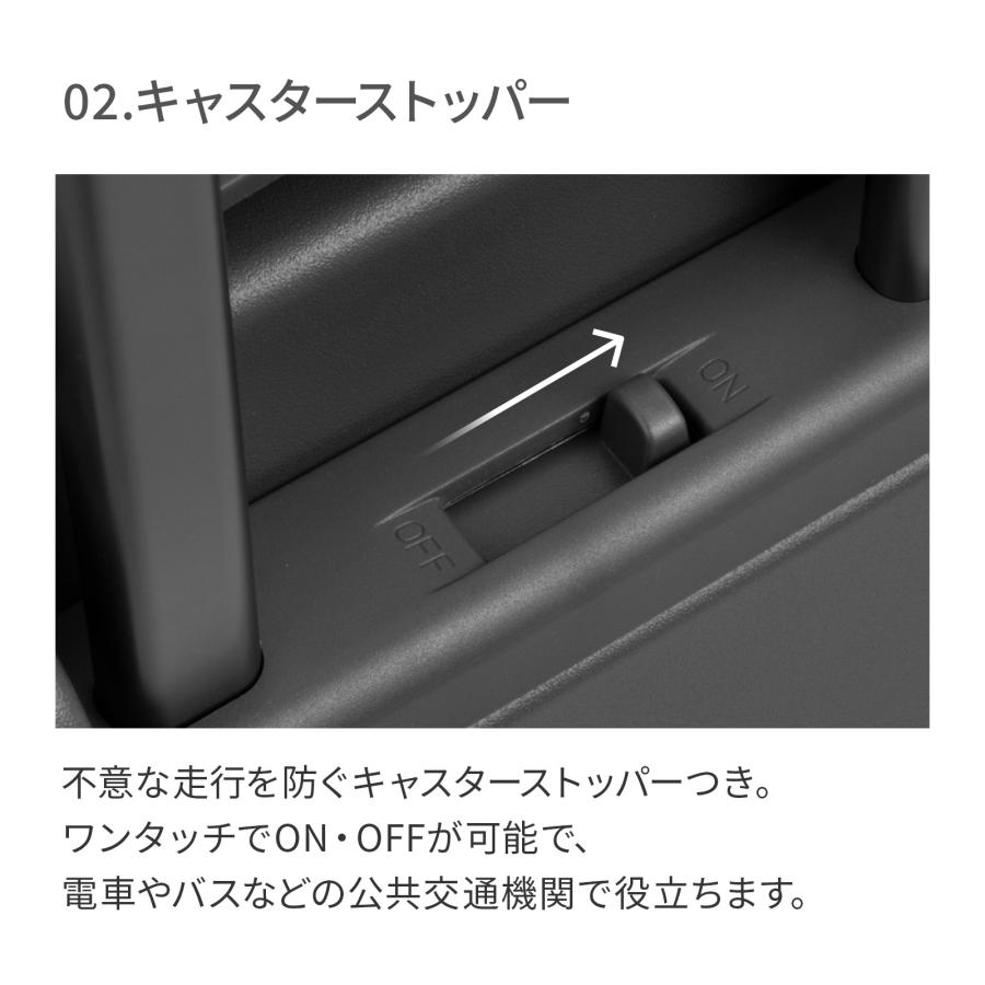 ＼エース公式／ ace. GENE エースジーン トルク スーツケース 40/48リットル 2-3泊 4kg 機内持込 エキスパンド キャスターストッパー 14.0インチPC A4 09091の画像