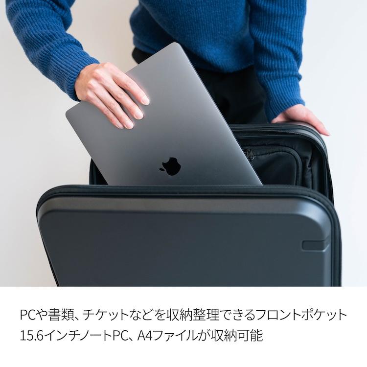 ＼エース公式／ ace. GENE エースジーン トルク スーツケース 63/78リットル 5-7泊 5kg エキスパンド キャスターストッパー PC A4 ガーメントケース 09092の画像