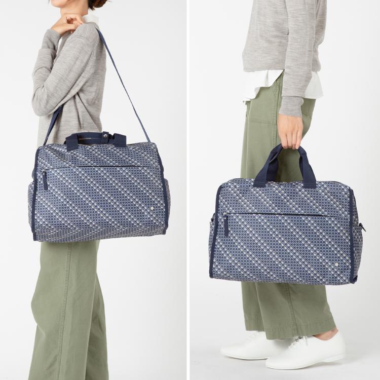 ヒロミチナカノ ボストンバッグ フェズリ キャリーオン 軽量 取り外せるショルダーベルト付き 1泊2日 NO.17525 ヒロミチナカノ] ボストンバッグ フェズリ キャリーオン 軽量