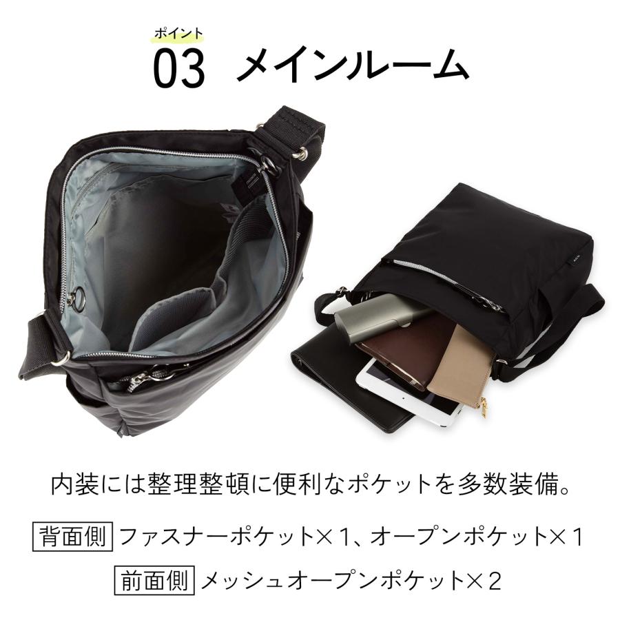 Ace（エース） エース公式 ショルダーバッグ ファスナーポケット