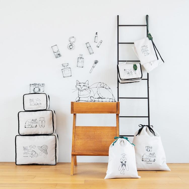 ace. エース公式 HAyU トラベルアクセサリー フラットポーチ セット