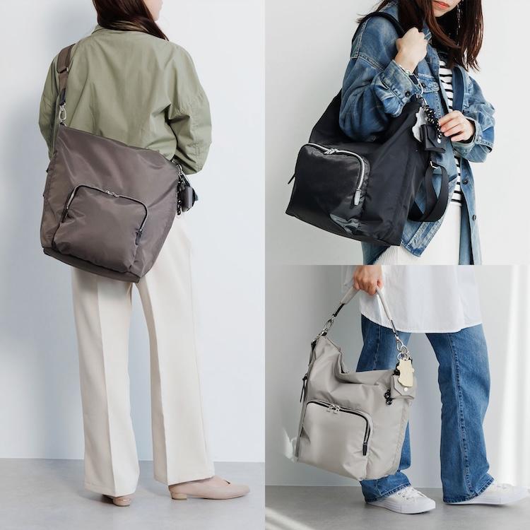 ace. エース公式 ショルダーバッグ レディース 21L キーチャーム