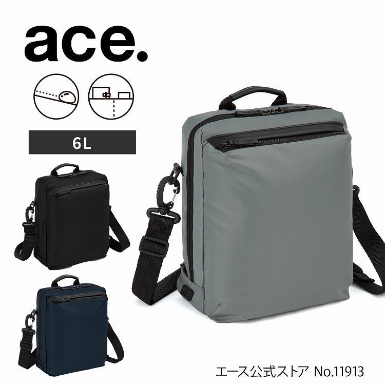 ace. GENE LABEL エース公式 ショルダーバッグ メンズ カジュアル 撥水