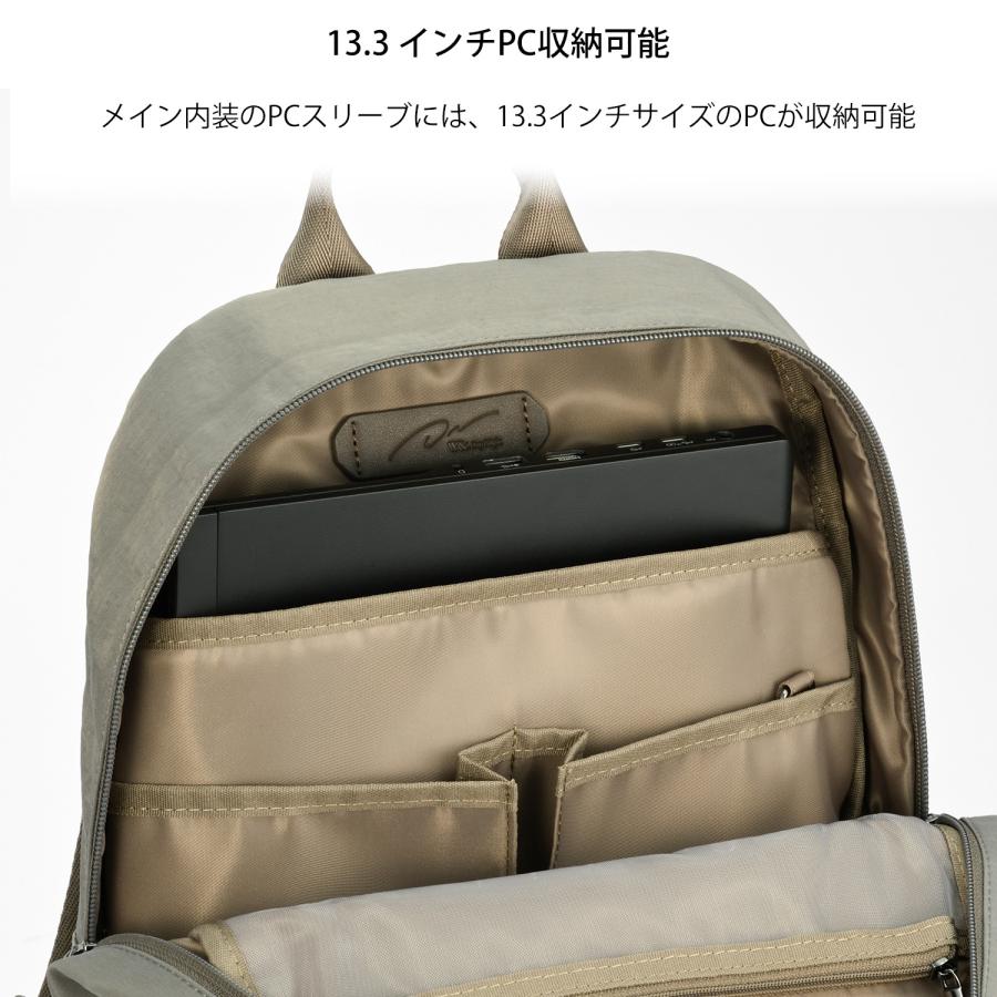 ＼エース公式／ リュックサック ビジネス レディース W&.Day/Night ダブルアンドデイナイト キルッコ コレクション A4 13.3インチ PC  通勤 旅行 軽量 19144の画像