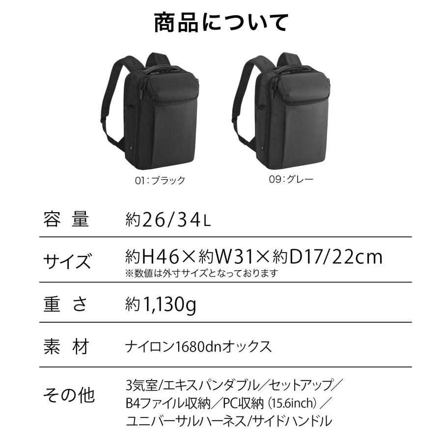 ace. GENE LABEL エース公式 ビジネスバッグ リュックサック メンズ B4