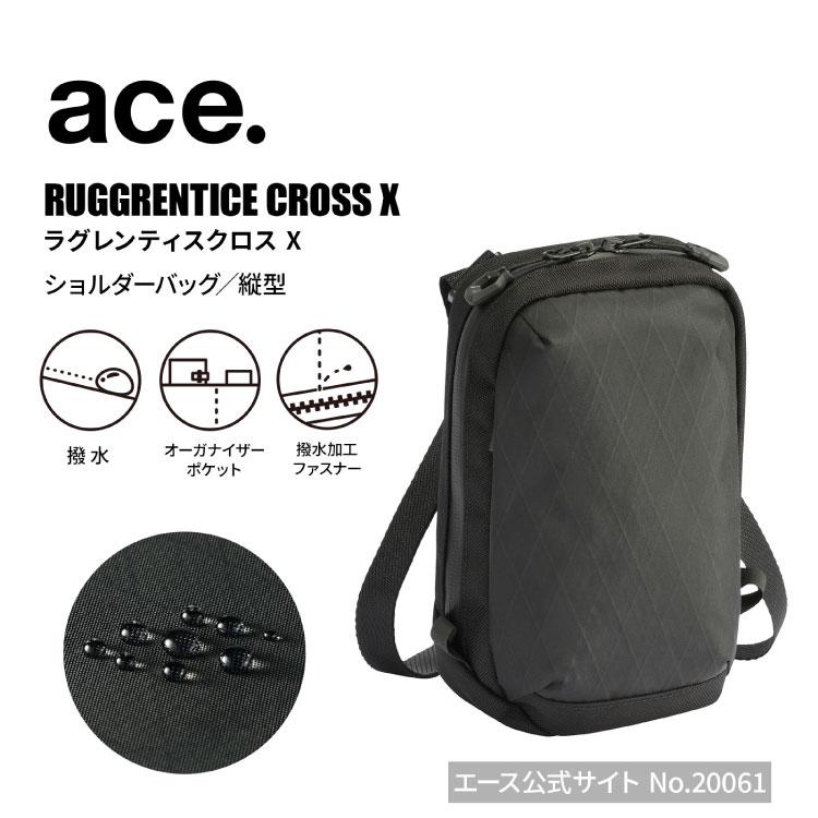 ace. GENE LABEL エース公式 ショルダーバッグ メンズ カジュアル 2L