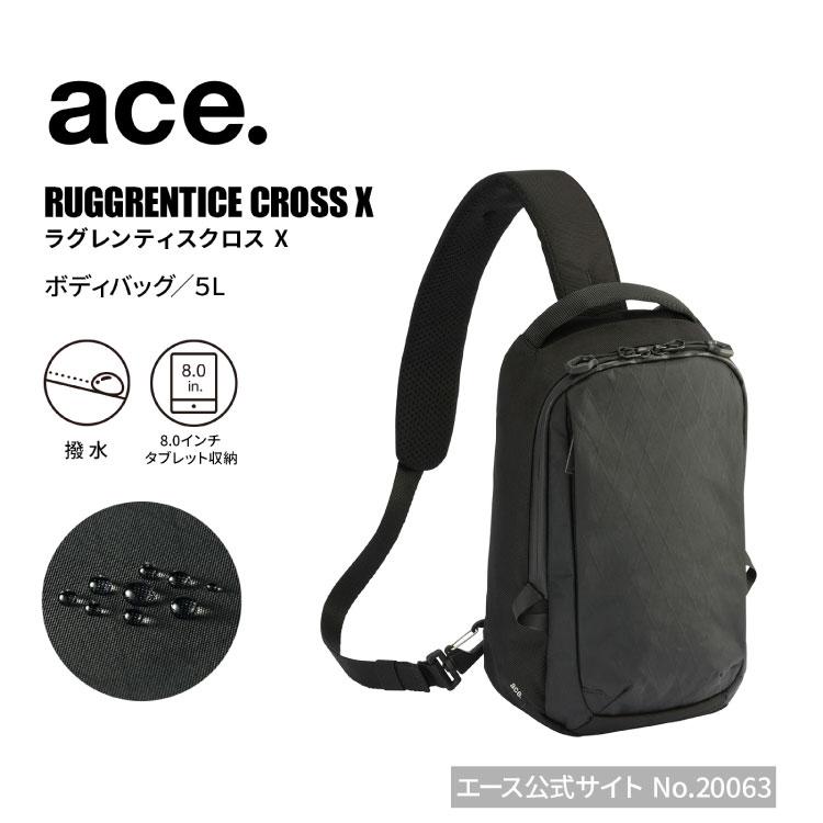 ace. GENE LABEL エース公式 ショルダーバッグ メンズ カジュアル 5L