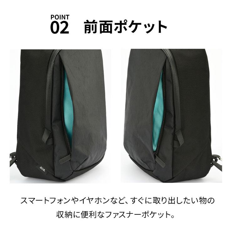 ace. GENE LABEL エース公式 ショルダーバッグ メンズ カジュアル 5L
