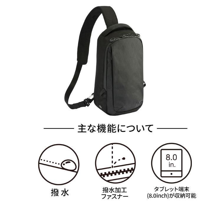 ace. GENE LABEL エース公式 ショルダーバッグ メンズ カジュアル ラグ