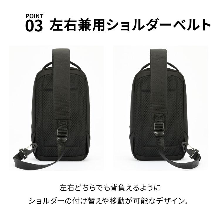 ace. GENE LABEL エース公式 ショルダーバッグ メンズ カジュアル 6L
