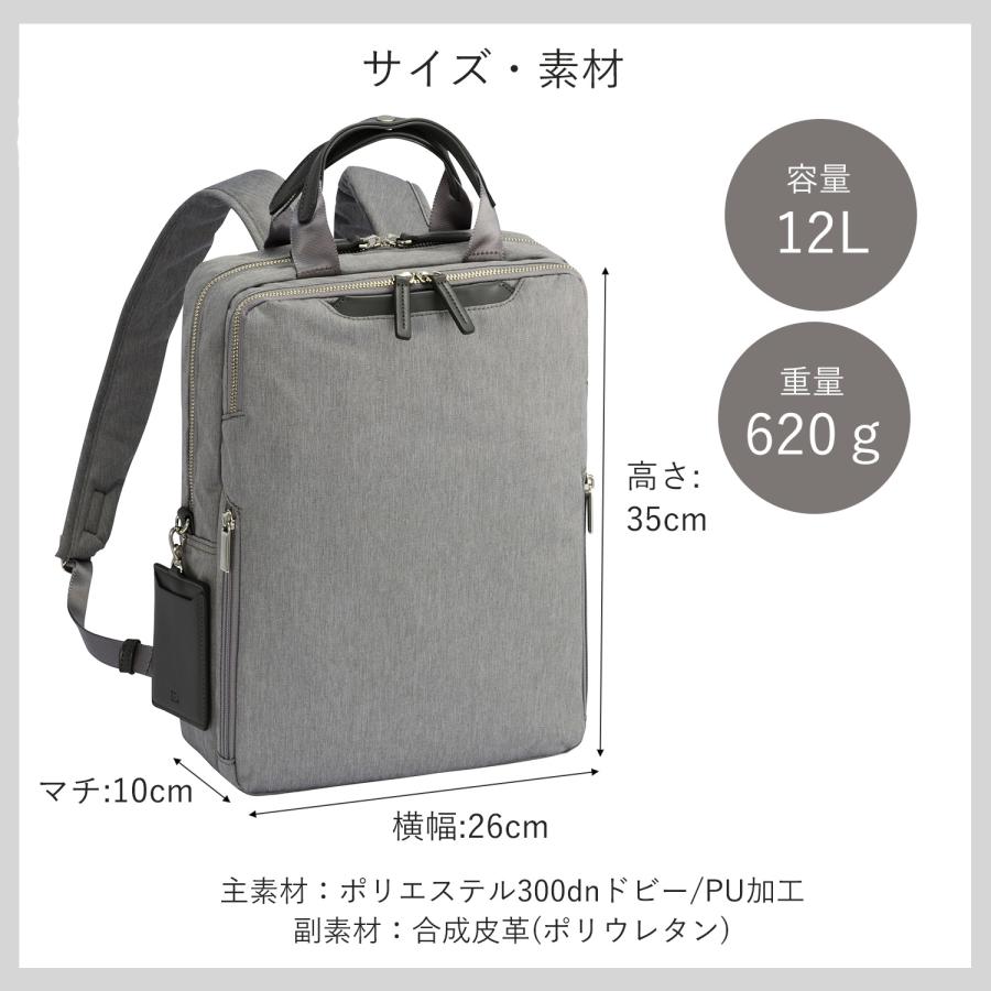 ace. GENE LABEL エース公式 ビジネスリュック レディース 通勤 A4