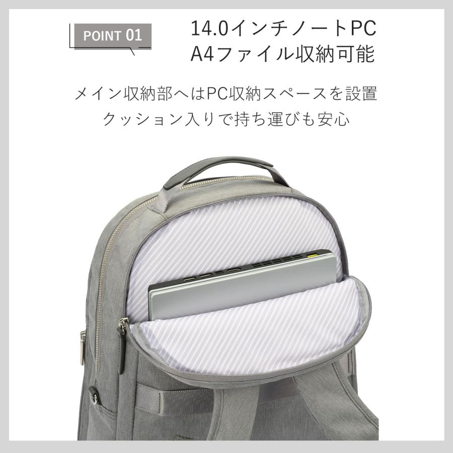 ace. GENE LABEL エース公式 ビジネスリュック レディース 通勤 エース