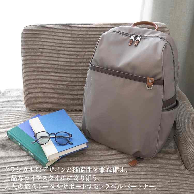 【新品未使用✨】プログレ ナイロン レザー リュック 茶　ACE レザー　軽量 PROGRES エース公式 リュックサック レディース 軽量 カジュアル A4