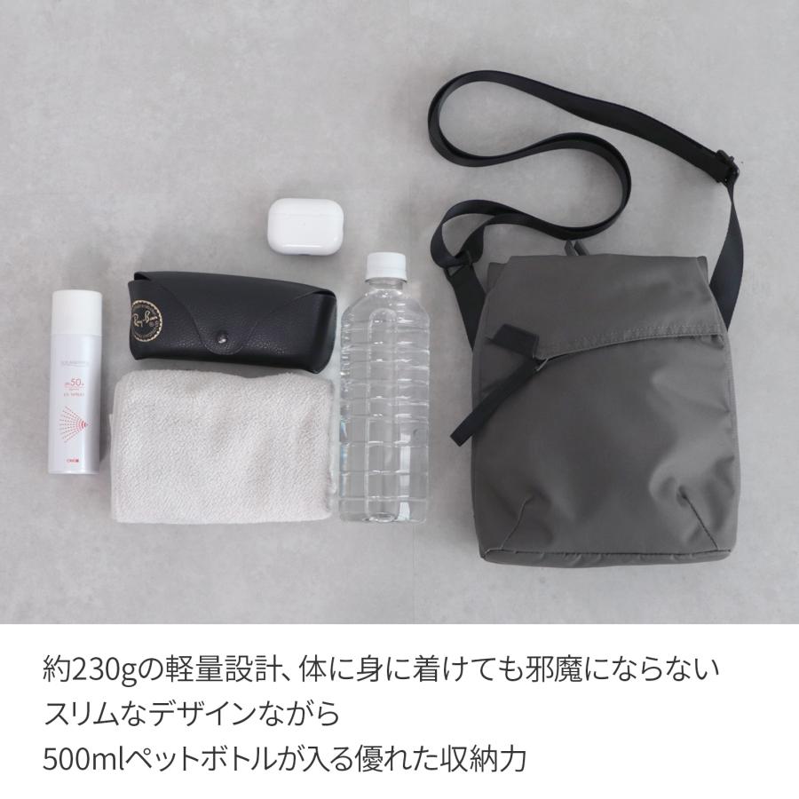 ace. GENE LABEL エース公式 ショルダーバッグ タテ型 軽量 500ml収納