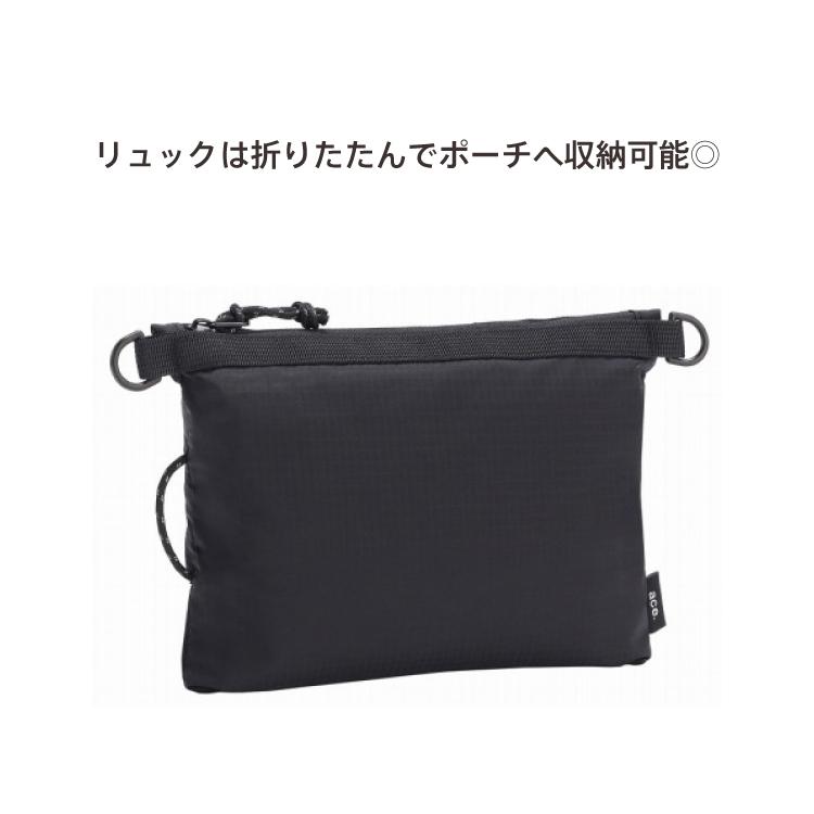 ace. エース公式 折りたたみリュック リュックサック セットアップ