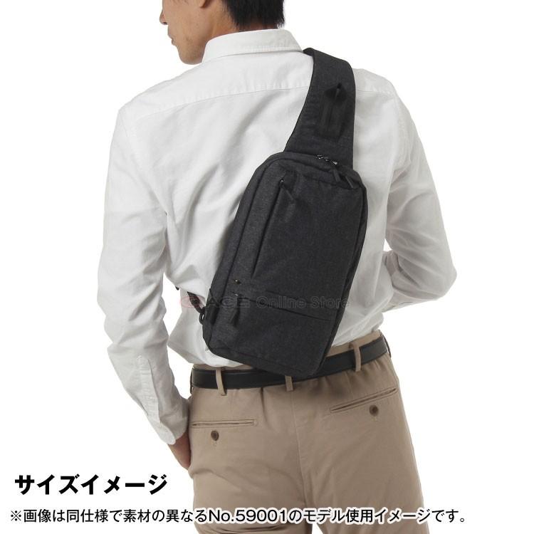 ace. GENE LABEL エース公式 ボディバッグ メンズ 斜め掛け 軽量
