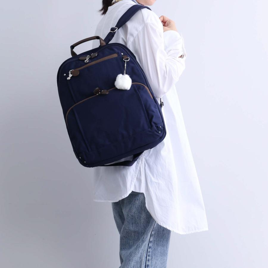 【新品未使用】カナナプロジェクト リュックサック ネイビー キャリーオンバッグ カナナリュック エース公式 リュックサック レディース カナナ