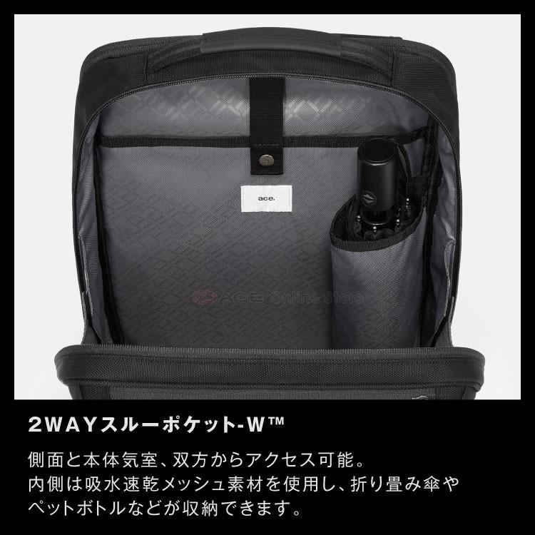 「エース公式」リュックサック メンズ  ガジェタブルCB 62363 ビジネスリュック エース ジーンレーベル 15L B4／PC収納｜aceonlinestore｜09