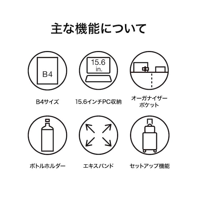 ace. エース公式 ビジネスリュック B4 軽量 メンズ 15.6インチ ace