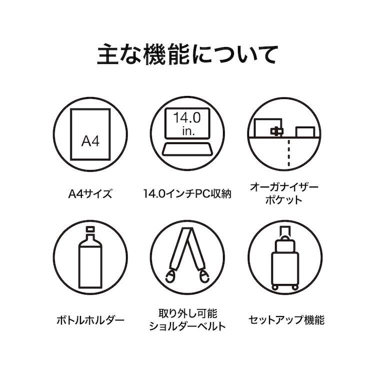 エース公式 軽量 ビジネスバッグ メンズ 2way ace エース A4 14インチ プロフレックス ブリーフケース 斜めがけ 67603の画像