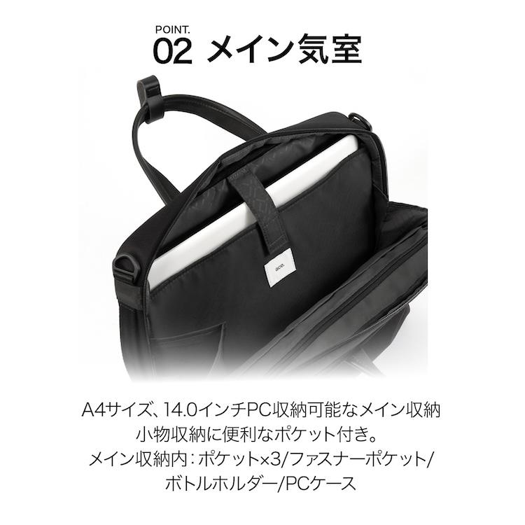 エース公式 軽量 ビジネスバッグ メンズ 2way ace エース A4 14インチ プロフレックス ブリーフケース 斜めがけ 67603の画像