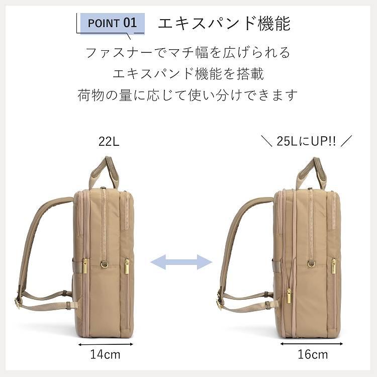 ace. GENE LABEL エース公式 ビジネスリュック レディース 通勤 出張