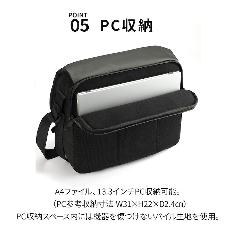 ace. エース公式 ショルダーバッグ 撥水 ラグレンティスクロス エース